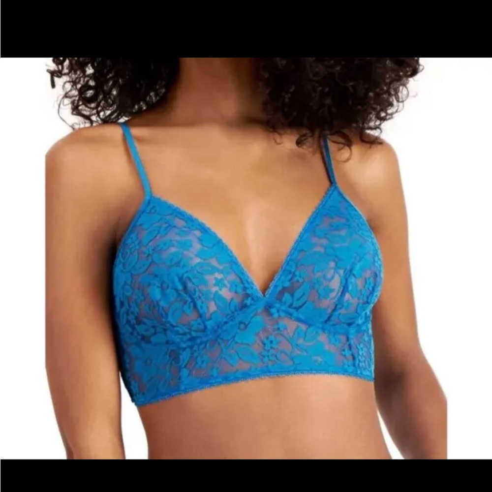 INC International Concepts Lace Bralette Lingerie Size M  -Turkish Tile-